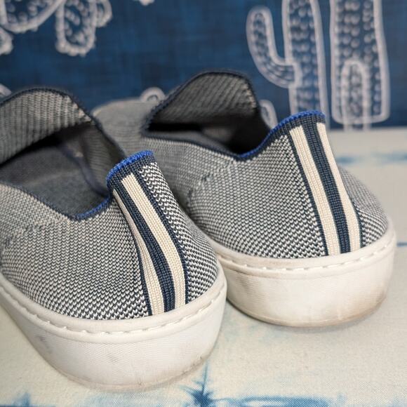 Rothy's Anchor Slip On Sneakers Flats Birdseye Gray Women's Size 7 Rothys - Picture 5 of 7